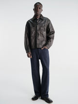 Lemaire - Workwear Overshirt in Licorice
