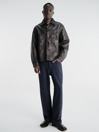 Lemaire - Workwear Overshirt in Licorice