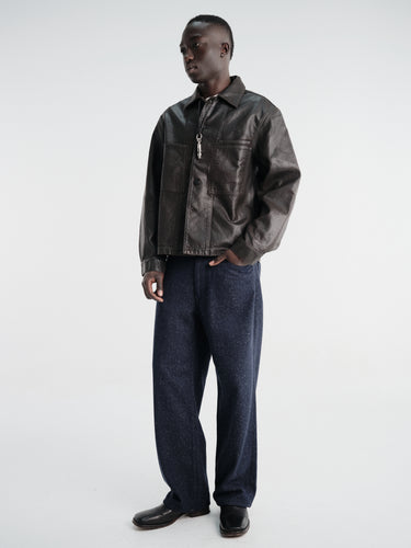 Lemaire - Workwear Overshirt in Licorice