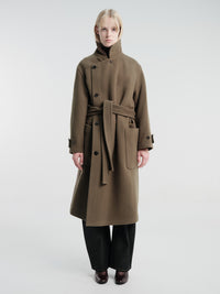 Lemaire - Wrap Coat in Thyme