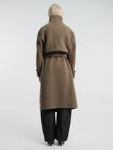 Lemaire - Wrap Coat in Thyme