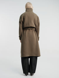 Lemaire - Wrap Coat in Thyme