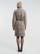 Lemaire - Shearling Coat in Smog
