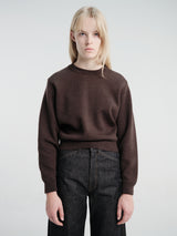 Lemaire - Short Sweatshirt in Ganache