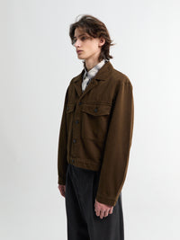 Lemaire - Trucker Jacket in Cacao