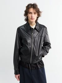 Lemaire - Biker Blouson Jacket in Black