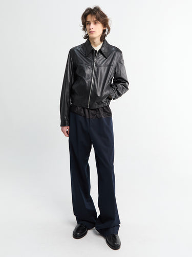 Lemaire - Biker Blouson Jacket in Black