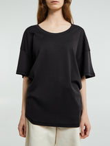 Lemaire - Rib T-Shirt in Squid Ink