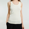 Lemaire - Rib Tank Top in Light Cream
