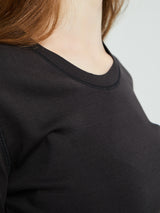 Lemaire - Rib Long Sleeve T-Shirt in Squid Ink