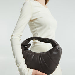 Lemaire - Mini Fortune Croissant Bag in Mink