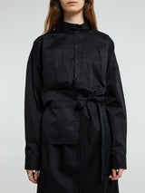 Lemaire - Long Shirt Dress in Black