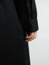 Lemaire - Long Shirt Dress in Black