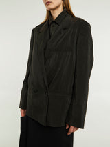 Lemaire - Soft Tailored Jacket in Dark Espresso