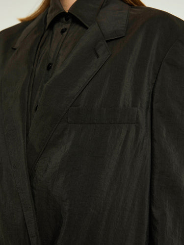 Lemaire - Soft Tailored Jacket in Dark Espresso