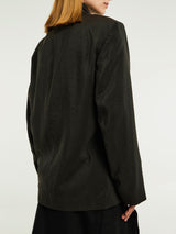 Lemaire - Soft Tailored Jacket in Dark Espresso