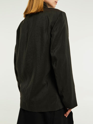 Lemaire - Soft Tailored Jacket in Dark Espresso