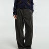 Lemaire - Belted Relaxed Pants in Dark Espresso