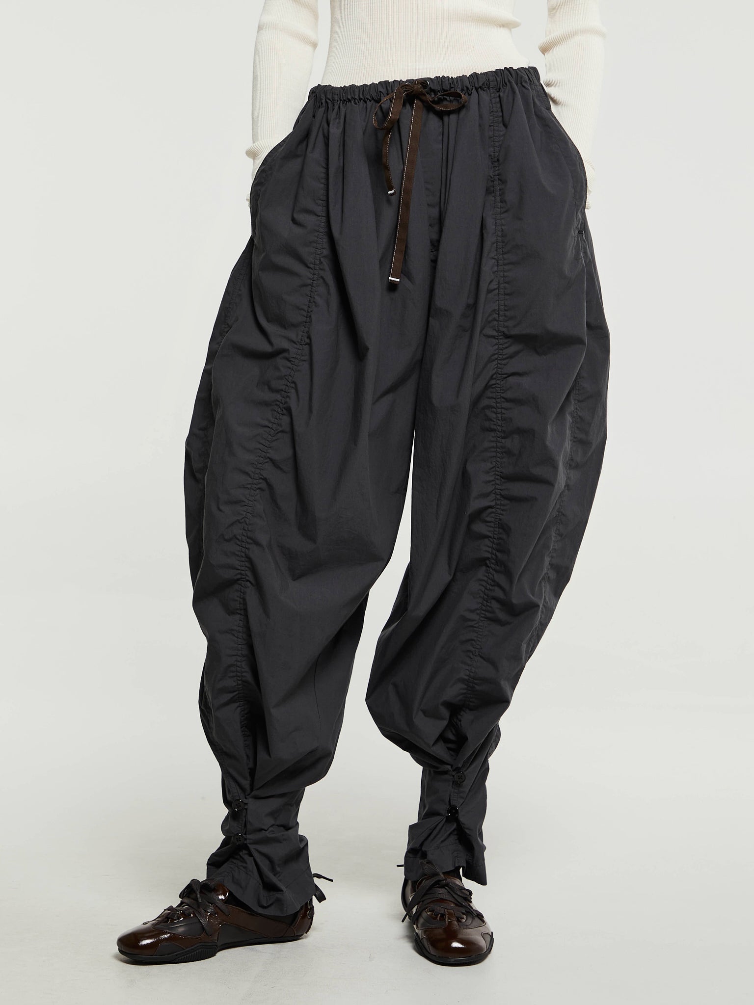 Lemaire - Parachute Pants in Charcoal