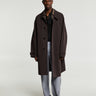 Lemaire - Car Coat in Dark Chocolate