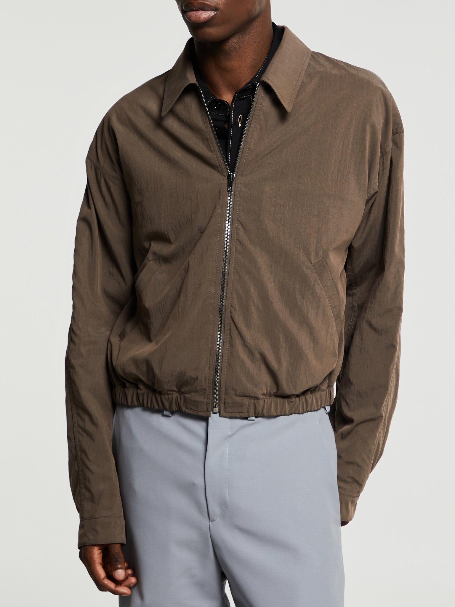 Lemaire - Zipped Blouson in Walnut