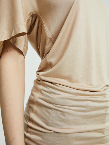 Lemaire - Short Sleeve Foulard Top in Blush