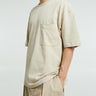 Lemaire - Boxy SS T-Shirt in Warm Beige