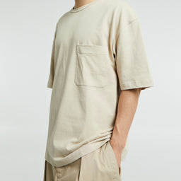 Lemaire - Boxy SS T-Shirt in Warm Beige
