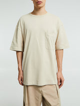 Lemaire - Boxy SS T-Shirt in Warm Beige