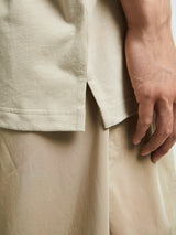 Lemaire - Boxy SS T-Shirt in Warm Beige