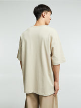 Lemaire - Boxy SS T-Shirt in Warm Beige