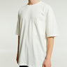 Lemaire - Boxy SS T-Shirt in Chalk