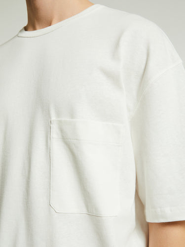 Lemaire - Boxy SS T-Shirt in Chalk