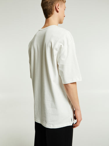 Lemaire - Boxy SS T-Shirt in Chalk