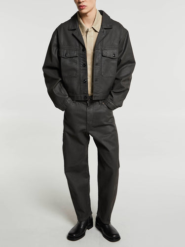 Lemaire - Twisted Workwear Pants in Dark Chocolate