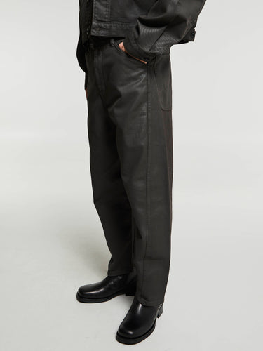 Lemaire - Twisted Workwear Pants in Dark Chocolate