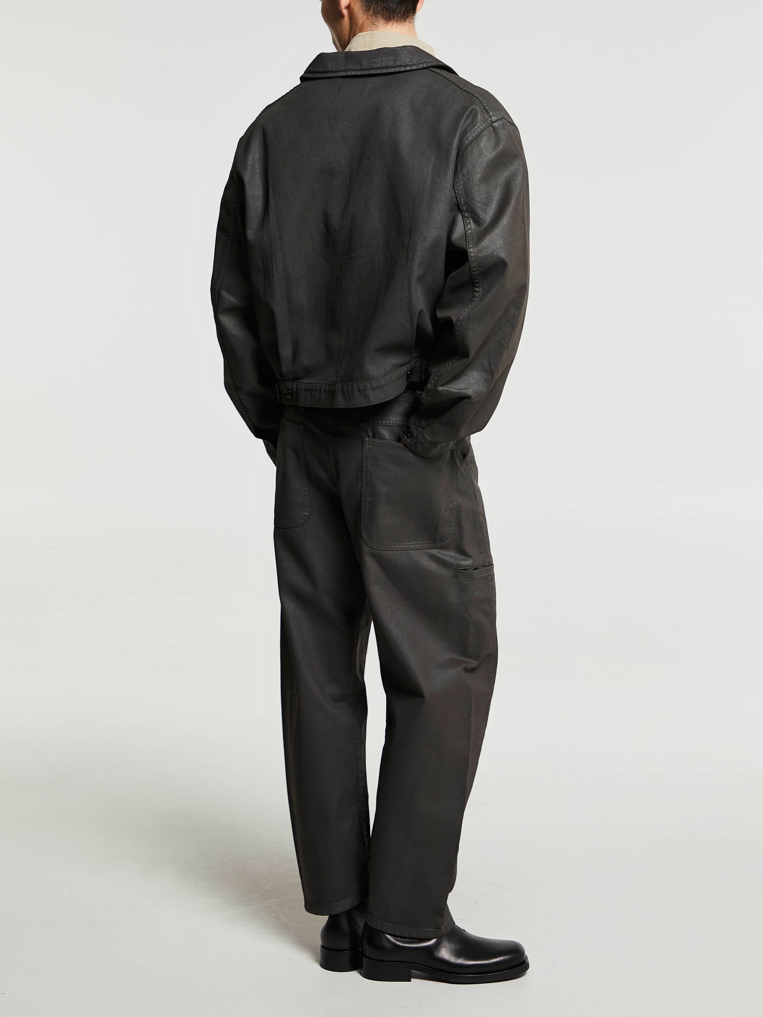 Lemaire - Twisted Workwear Pants in Dark Chocolate