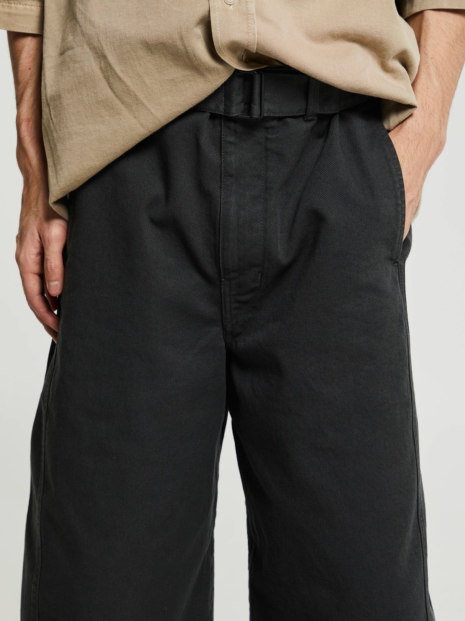 Lemaire - Twisted Shorts in Carbon Blue