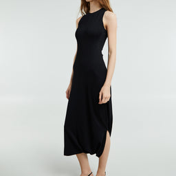Lemaire - Twisted Hem Dress in Black