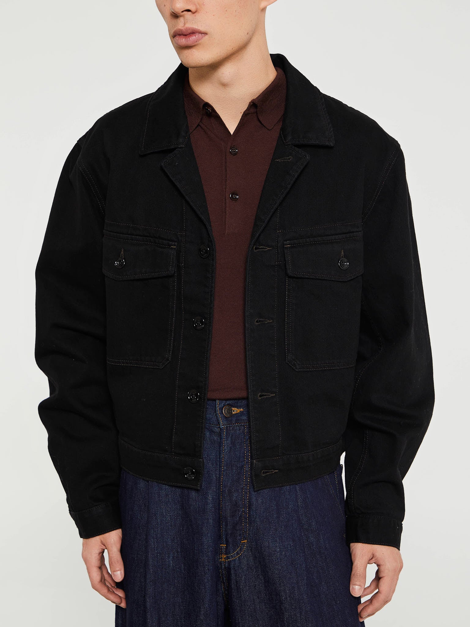 Lemaire - Trucker Jacket in Black