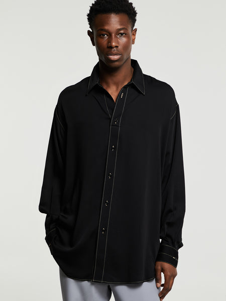 Lemaire Trompe L?il Polo Shirt In Mu145 | ModeSens