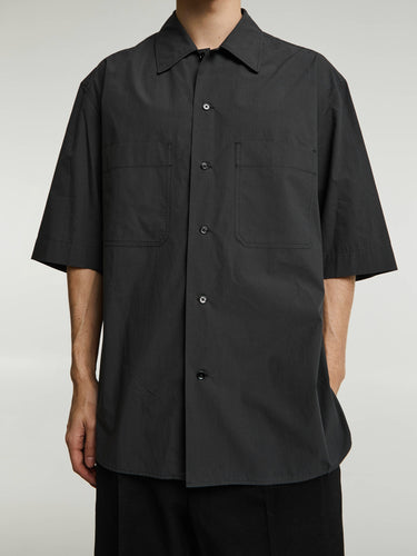 Lemaire - Convertible Shirt in Charcoal