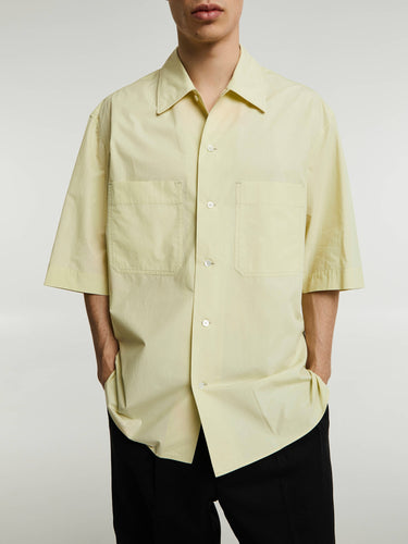 Lemaire - Convertible Shirt in Dusty Yellow