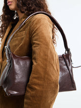 Lemaire - Belted Baguette Bag in Espresso