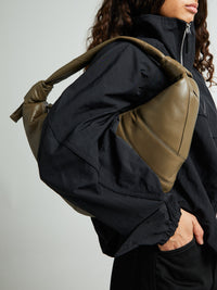 Lemaire - Fortune Croissant Bag in Dark Khaki