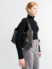 Lemaire - Berlingot Hobo Bag in Dark Chocolate