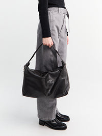 Lemaire - Berlingot Hobo Bag in Dark Chocolate