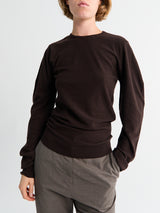 Lemaire - Crew Neck Sweater in Aubergine
