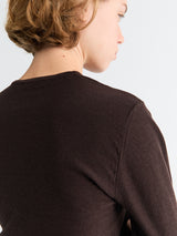 Lemaire - Crew Neck Sweater in Aubergine