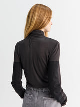 Lemaire - Foulard Top with Patchs in Coal